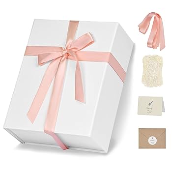 Amazon.com: WLUSEAXI Gift Boxes With Lids, 11X4.3X8.6 Inch